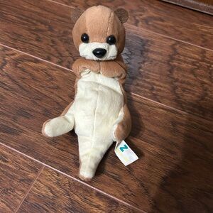 Brown and Cream Plush Otter Toy